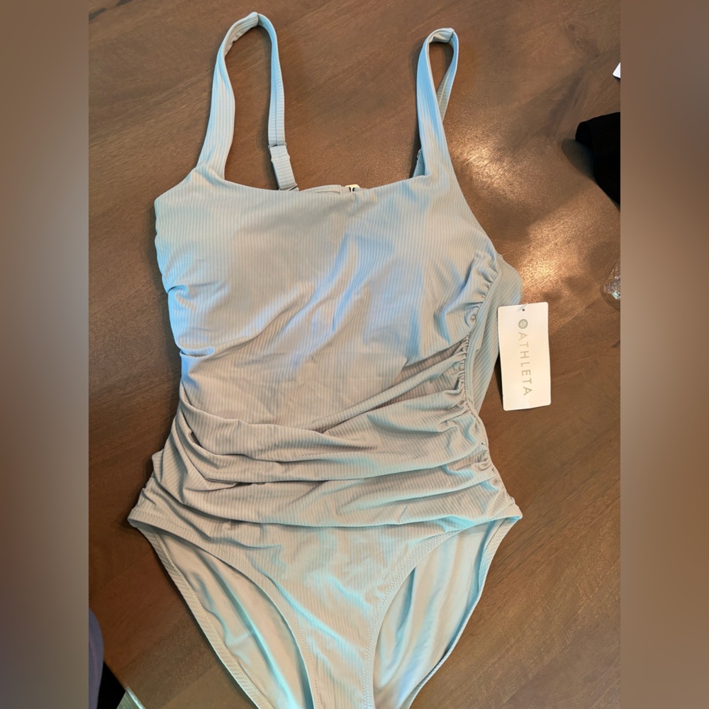 NWT Athleta Square Neck One Piece Swimsuit